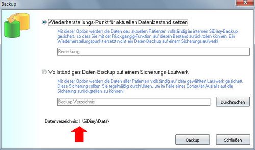 SiDiary auf USB-Stick